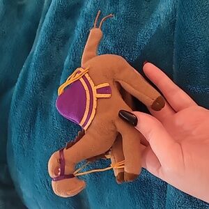 Dreamworks Prince of Egypt Camel Beanie Plush with Purple and Yellow Accents